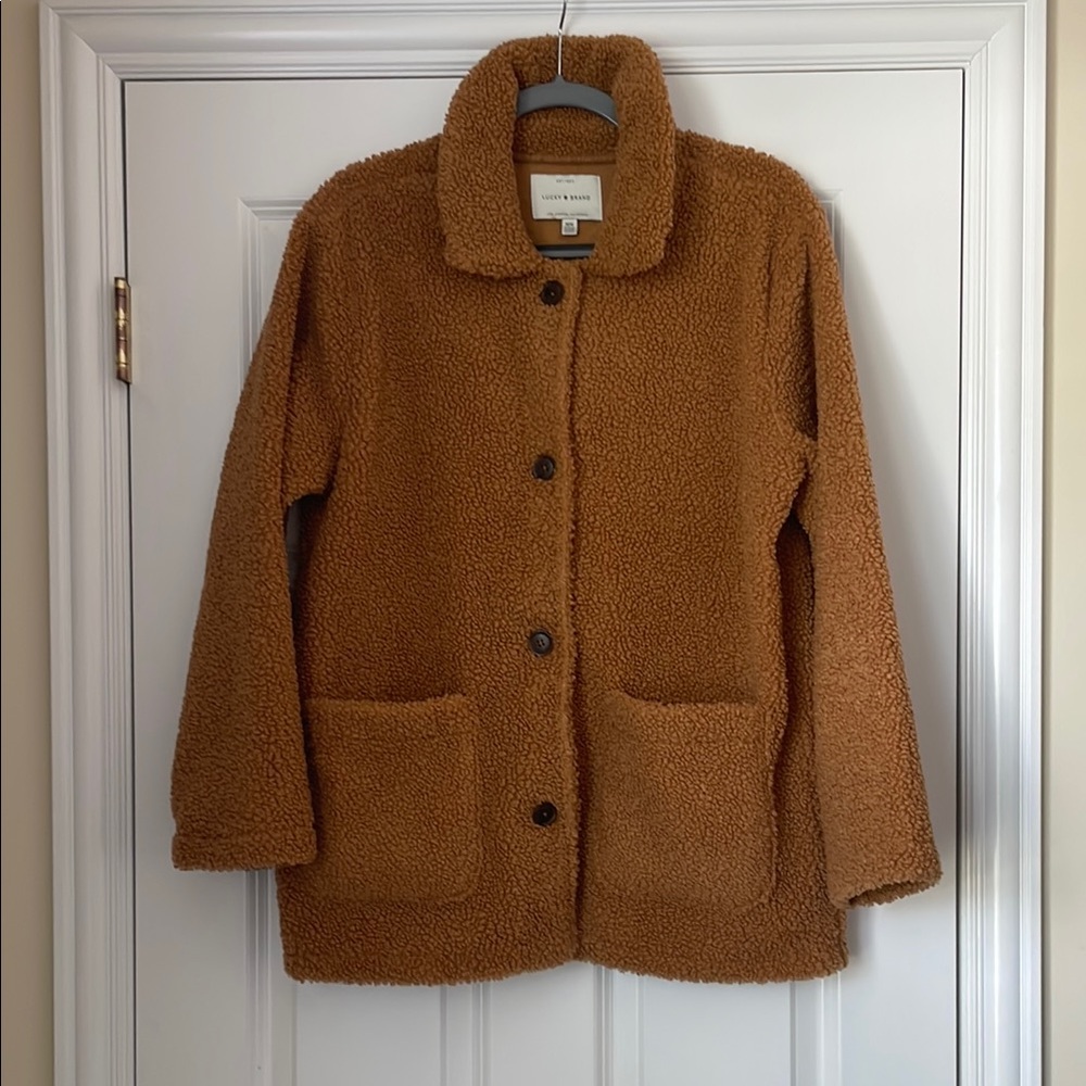 Cozy Tan Teddy Jacket